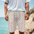 Merry Christmas Dots Pattern Print Men's Cargo Shorts