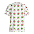 Merry Christmas Dots Pattern Print Men's Athletic T-Shirt