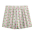 Merry Christmas Dots Pattern Print Mesh Shorts