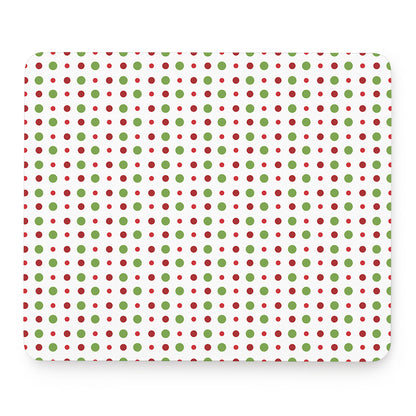 Merry Christmas Dots Pattern Print Mouse Pad