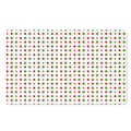 Merry Christmas Dots Pattern Print Polyester Doormat