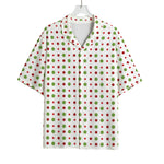 Merry Christmas Dots Pattern Print Rayon Hawaiian Shirt