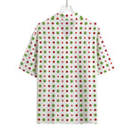 Merry Christmas Dots Pattern Print Rayon Hawaiian Shirt
