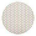 Merry Christmas Dots Pattern Print Round Blanket
