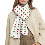 Merry Christmas Dots Pattern Print Scarf