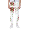 Merry Christmas Dots Pattern Print Joggers