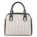 Merry Christmas Dots Pattern Print Shoulder Handbag