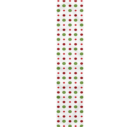 Merry Christmas Dots Pattern Print Table Runner