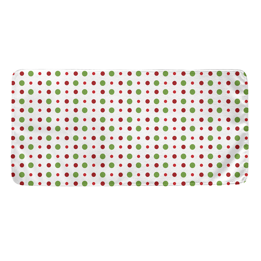 Merry Christmas Dots Pattern Print Towel