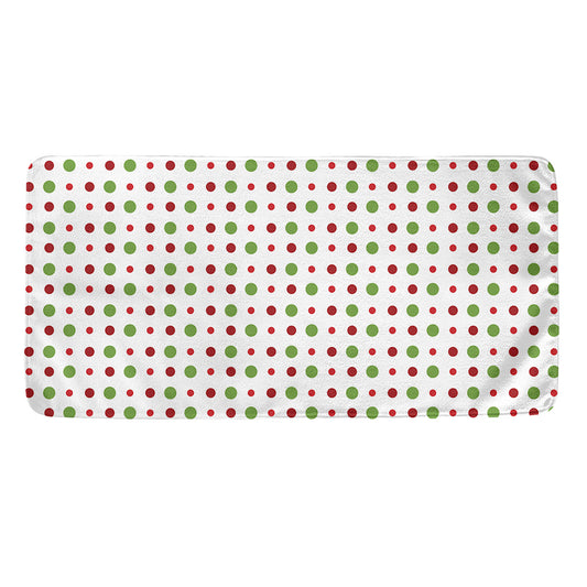 Merry Christmas Dots Pattern Print Towel