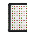 Merry Christmas Dots Pattern Print Trifold Wallet
