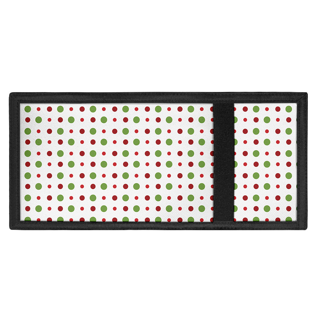 Merry Christmas Dots Pattern Print Trifold Wallet