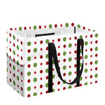 Merry Christmas Dots Pattern Print Utility Tote Bag