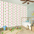 Merry Christmas Dots Pattern Print Wall Sticker
