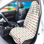 Merry Christmas Dots Pattern Print Waterproof Car Seat Cover