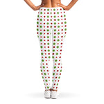 Merry Christmas Dots Pattern Print Women's Leggings