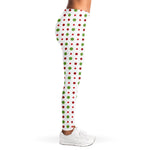 Merry Christmas Dots Pattern Print Women's Leggings