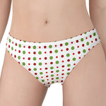 Merry Christmas Dots Pattern Print Women's Panties