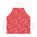 Merry Christmas Elements Pattern Print Adjustable Apron