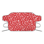 Merry Christmas Elements Pattern Print Car Windshield Snow Cover