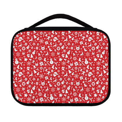 Merry Christmas Elements Pattern Print Classic Bible Case