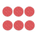 Merry Christmas Elements Pattern Print Coaster Set