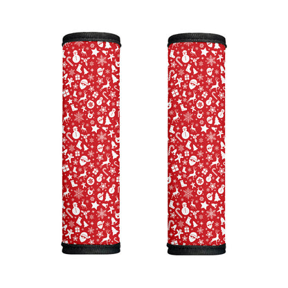 Merry Christmas Elements Pattern Print Handle Covers