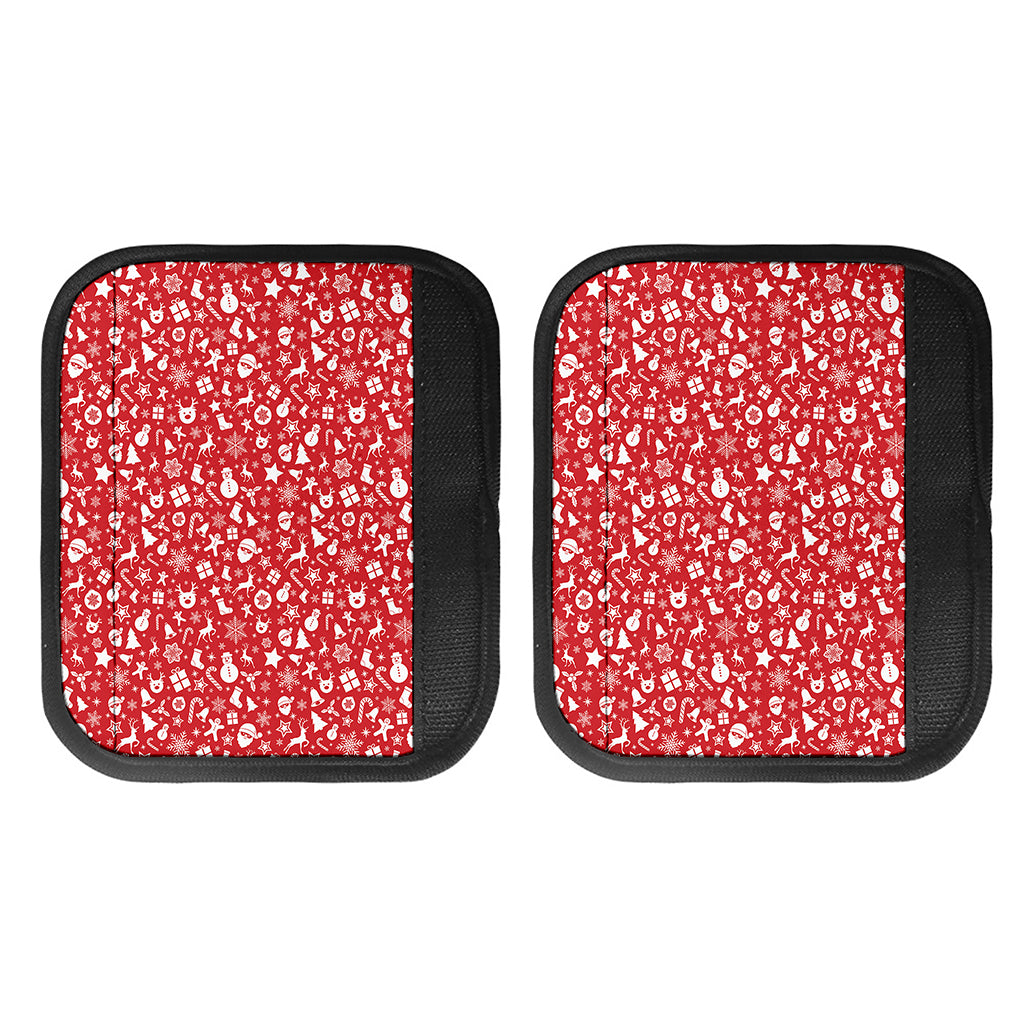 Merry Christmas Elements Pattern Print Handle Covers