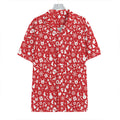 Merry Christmas Elements Pattern Print Hawaiian Shirt