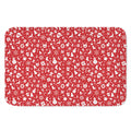 Merry Christmas Elements Pattern Print Indoor Door Mat