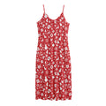 Merry Christmas Elements Pattern Print Jersey Midi Cami Dress