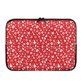 Merry Christmas Elements Pattern Print Laptop Sleeve