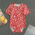 Merry Christmas Elements Pattern Print Men's Bodysuit