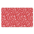 Merry Christmas Elements Pattern Print Polyester Doormat