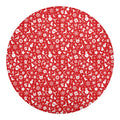Merry Christmas Elements Pattern Print Round Blanket