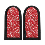 Merry Christmas Elements Pattern Print Skillet Handle Cover