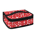 Merry Christmas Elements Pattern Print Small Lunch Bag