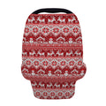 Merry Christmas Knitted Pattern Print Baby Seat Cover