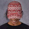 Merry Christmas Knitted Pattern Print Baseball Cap