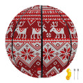 Merry Christmas Knitted Pattern Print Basketball