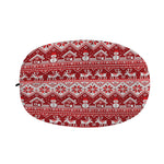 Merry Christmas Knitted Pattern Print Car Side Mirror Covers