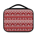 Merry Christmas Knitted Pattern Print Classic Bible Case