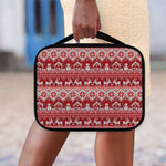 Merry Christmas Knitted Pattern Print Classic Bible Case