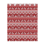 Merry Christmas Knitted Pattern Print Curtain