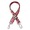 Merry Christmas Knitted Pattern Print Dog Seat Belt
