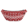 Merry Christmas Knitted Pattern Print Fanny Pack