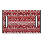 Merry Christmas Knitted Pattern Print Golf Cart Seat Cover