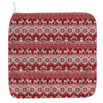 Merry Christmas Knitted Pattern Print Hand Towel