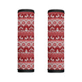 Merry Christmas Knitted Pattern Print Handle Covers