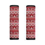 Merry Christmas Knitted Pattern Print Handle Covers